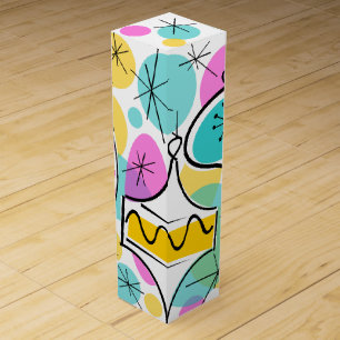 Retro Tree Baubles wine box