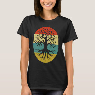 Retro Tree of Life Vintage Earth T-Shirt