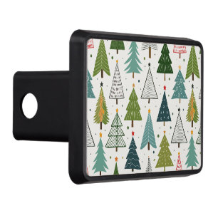 Retro Trees Hitch Cover
