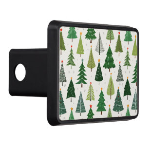 Retro Trees Hitch Cover