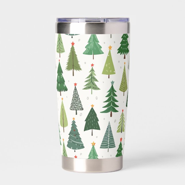 Retro Trees Insulated Tumbler (Front)