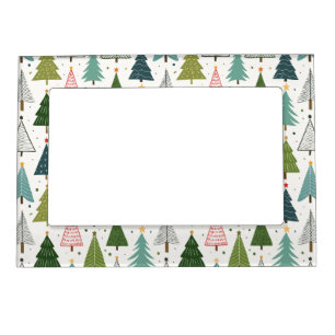 Retro Trees Magnetic Frame