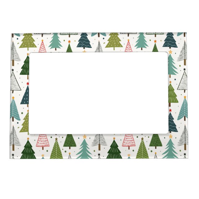 Retro Trees Magnetic Frame (Front)