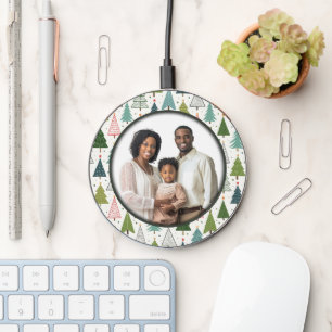 Retro Trees Wireless Charger