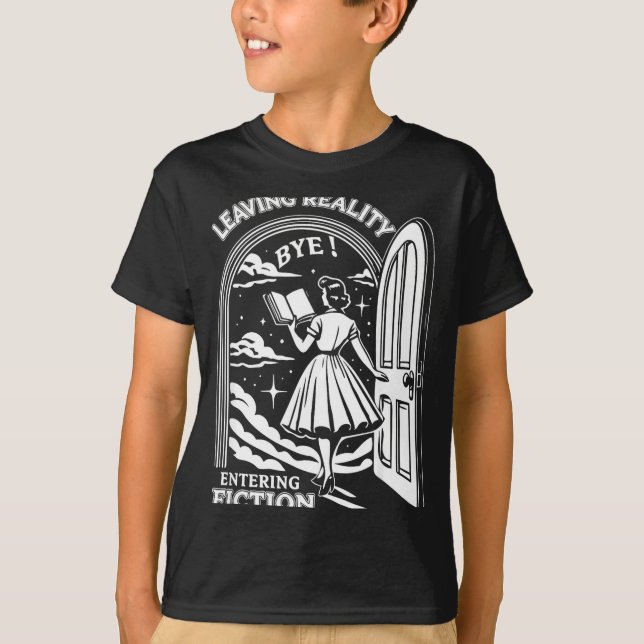 Retro Trendy Bookish Book Lover Reading Quotes Lea T-Shirt (Front)