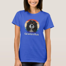Retro Tri Cavalier King Charles Spaniels Rule