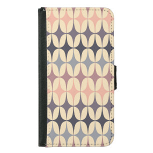 Retro Triangles Abstract Geometric Pattern Samsung Galaxy S5 Wallet Case