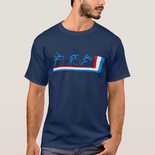 Retro Triathlon T_Shirt