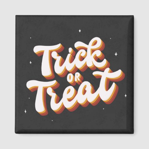 Retro Trick or Treat Magnet