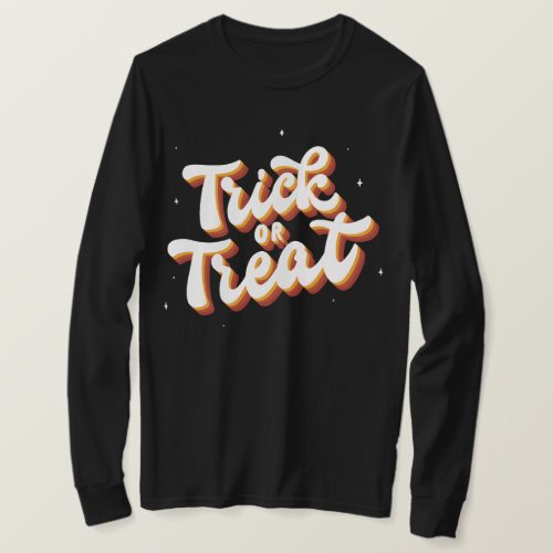 Retro Trick or Treat T_Shirt