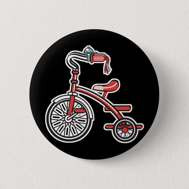 retro tricycle button (Front)