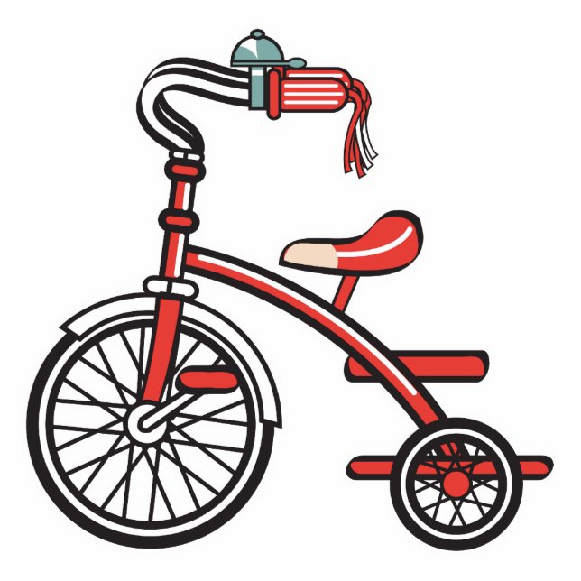 retro tricycle cutout (Front)