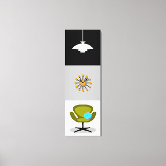 Retro Trio Canvas Print