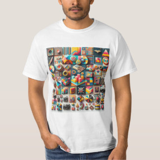 Retro Trip: 3D Images T-Shirt