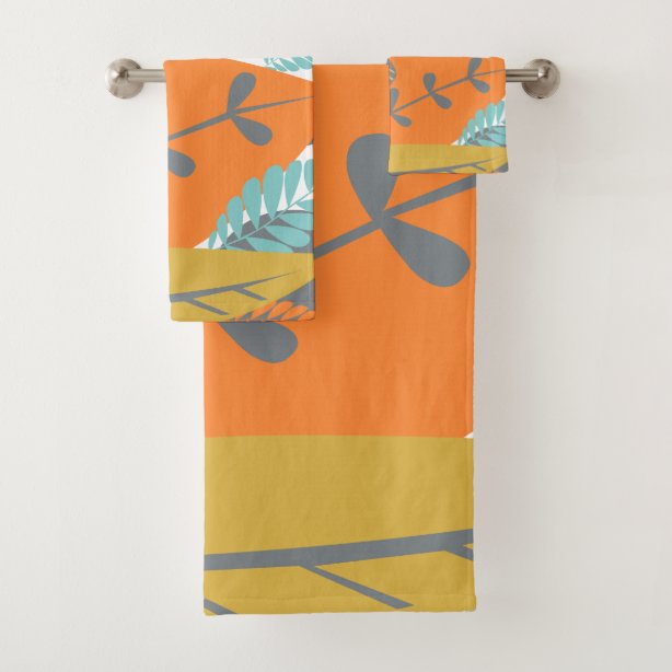 Mid Century Modern Bath Towels Zazzle
