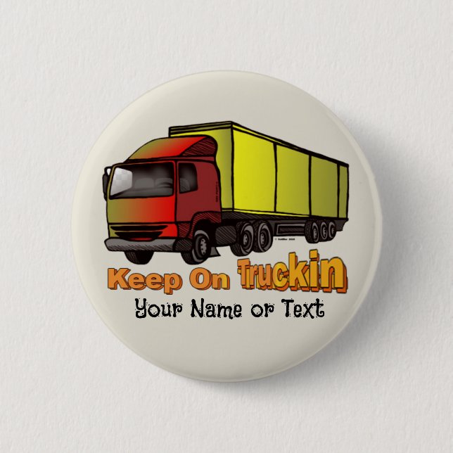 Retro Trucker 1 Button (Front)