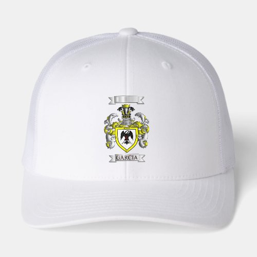Retro Trucker Cap Garcia Surname And Shield