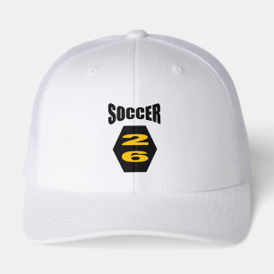Retro Trucker Cap white SOCCER 26