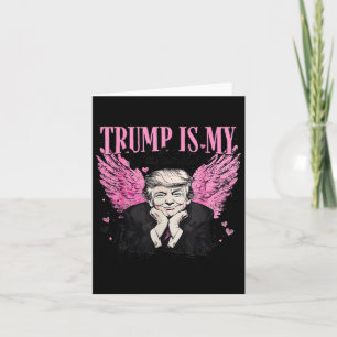 Retro Trump Is My Valentine Trump Valentine's Day  Card