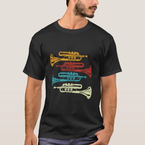 Retro Trumpet T_Shirt