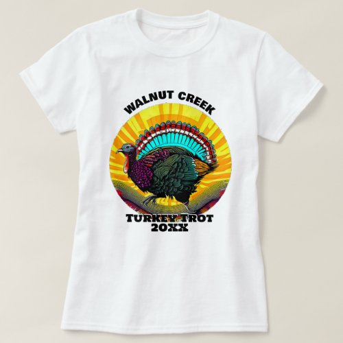 Retro Turkey Trot T_Shirt