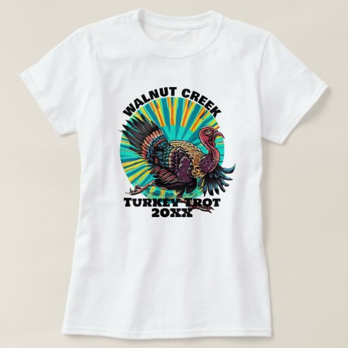 Retro Turkey Trot T_Shirt