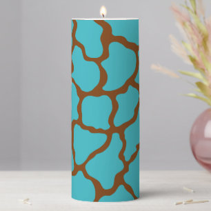 Retro Turquoise Candle
