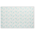Retro Turquoise Diamond &amp; Starburst Cotton Fabric