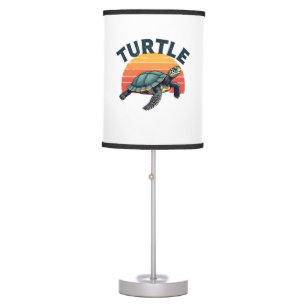 Retro Turtle T-Shirt Table Lamp