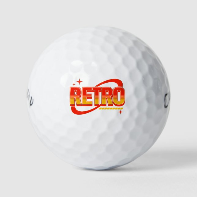 Retro turtleneck. golf balls (Front)