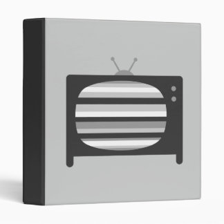 Retro TV 3 Ring Binder