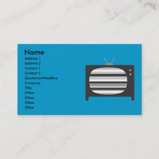 Retro TV Business Cards
