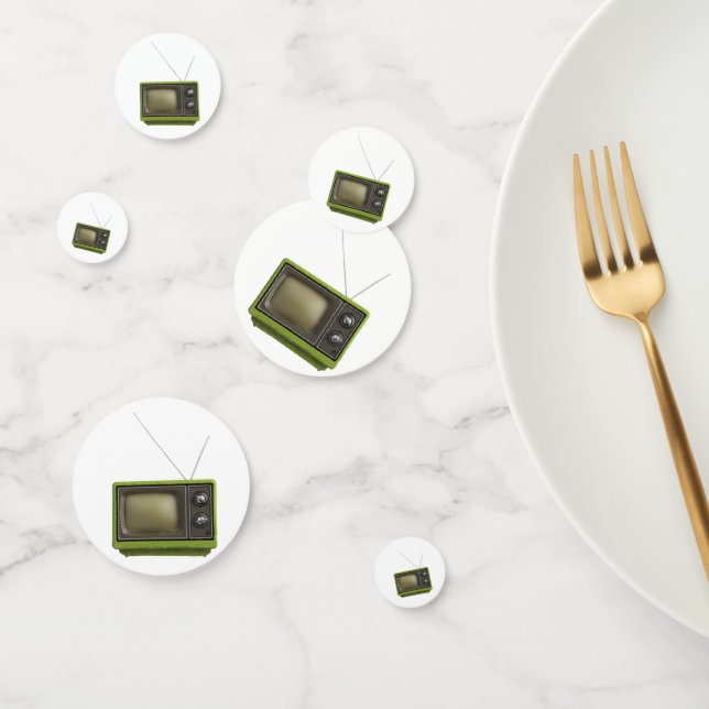 Retro TV Confetti (Group)