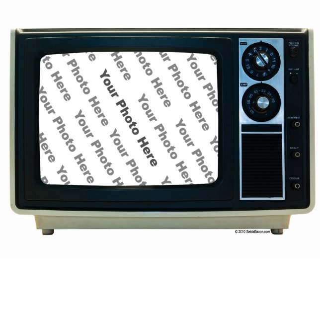 Retro TV Custom Frame Cutout (Front)