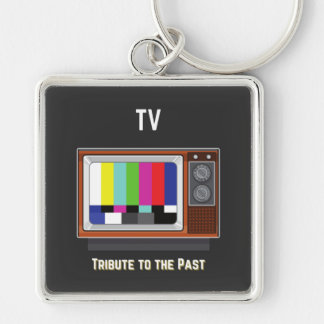 Retro TV Keychain