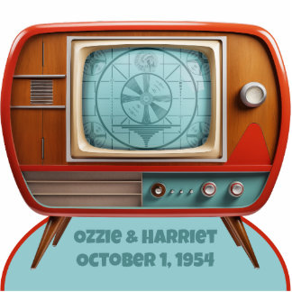 Retro TV Photo Sculpture Picture Frame