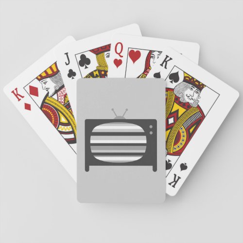 Retro TV Poker Cards