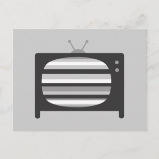 Retro TV Postcard