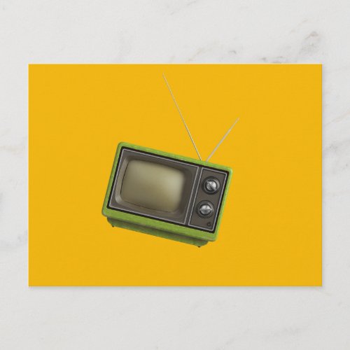 Retro TV Postcard