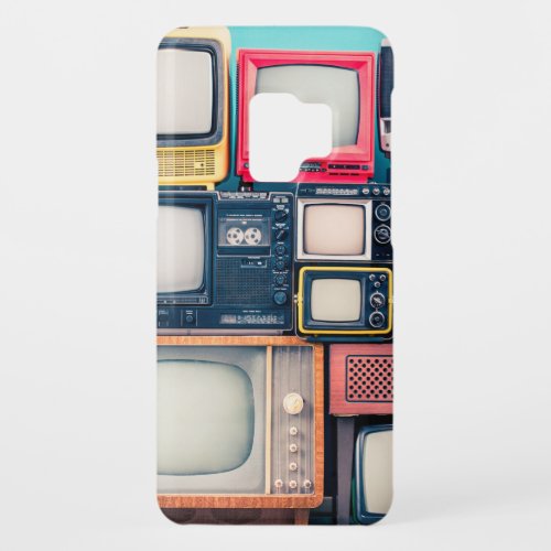 Retro TV receivers set from circa 60s 70s and 80s Case_Mate Samsung Galaxy S9 Case