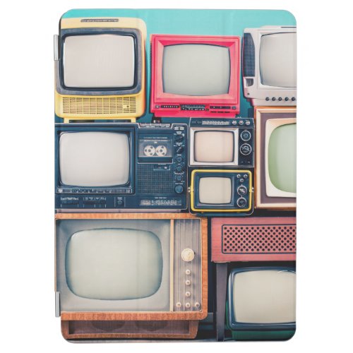 Retro TV receivers set from circa 60s 70s and 80s iPad Air Cover