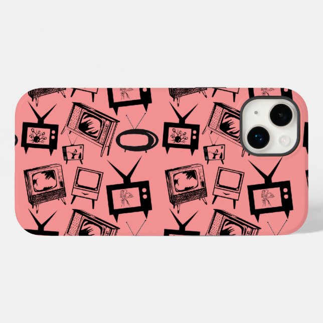 Retro TVs Case-Mate iPhone Case (Back (Horizontal))