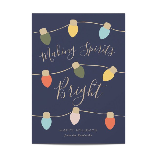 Retro Twinkles Holiday Card (Creator Uploaded)