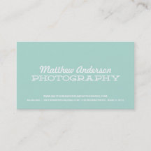 RETRO TYPE | PHOTOGRAPHY BUSINESS CARD