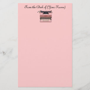 Retro Typewriter Stationery
