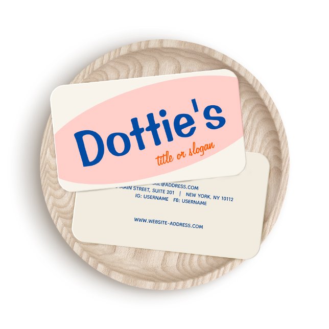 Retro Typography Business Card (Creator Uploaded)