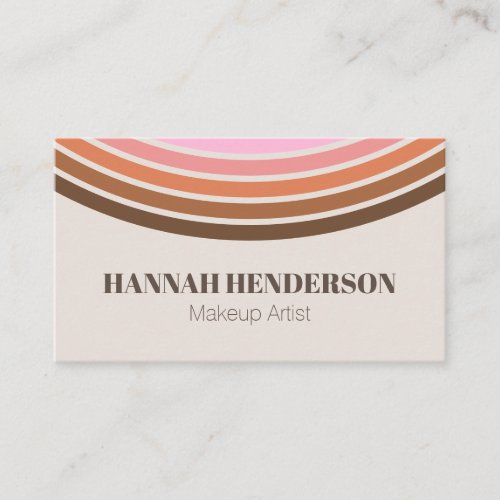 Retro Typography Business Card