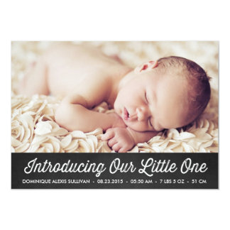 RETRO TYPOGRAPHY | CHALKBOARD BIRTH ANNOUNCEMENT