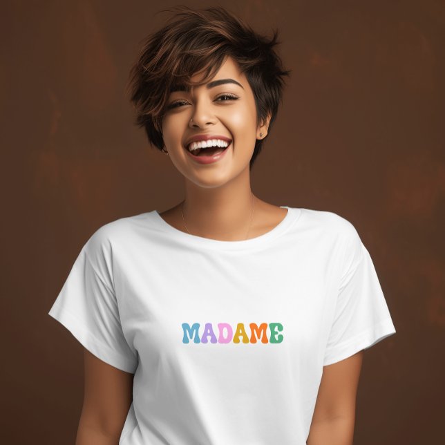 Retro typography colorful modern cute T-Shirt (Creator Uploaded)