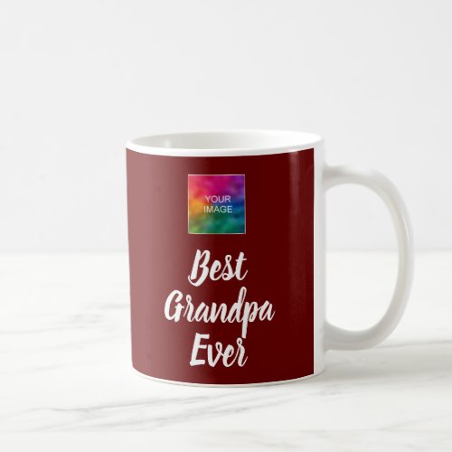 Retro Typography Cute Template Best Grandpa Ever Coffee Mug